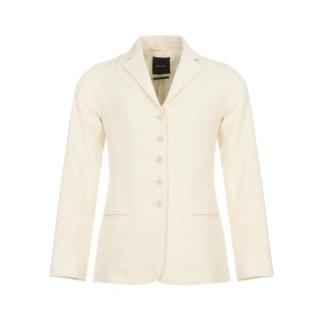 Massimo Dutti 都市通勤风知性优雅翻领长袖羊毛西装外套女式西服