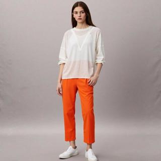 限尺码：Massimo Dutti 女式极简纯色亮眼多巴胺休闲百搭柔软舒适透气通勤长裤