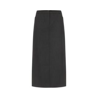 Massimo Dutti 格纹直筒半身裙商务通勤气质显瘦裙