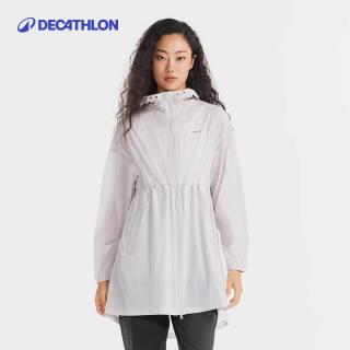 迪卡侬 防晒衣HELIUM500外套衣服女专业防晒5100608 岩灰色