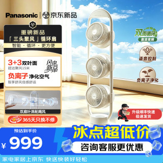 Panasonic 智能语音直流变频  5D广角送风CA1701C/CA1702C 典雅白 F-CA1702C |