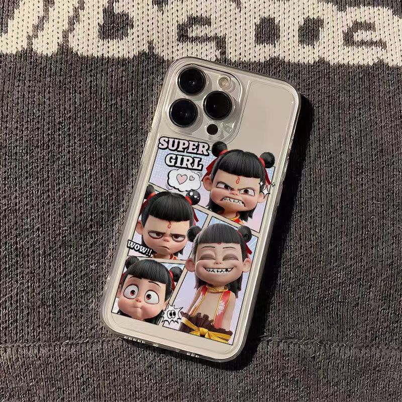 乃驰 透明 Q版哪吒 iPhone 14 Pro 手机壳