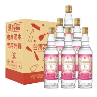 阿嵔山 台湾高粱酒600ml*6瓶52度浓香型白酒整箱纯粮食口粮酒水
