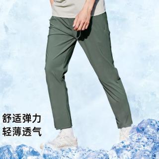 拓路者 直筒长裤个性潮流高弹简约百搭薄款简约显瘦显高裤子