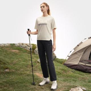 FILA 女装户外运动T恤上衣女士基础简约圆领百搭针织短袖衫