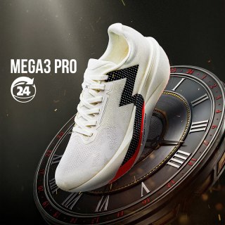 361° 361MEGA3 pro跑步鞋专业减震无板训练跑鞋网面透气通勤运动鞋男鞋