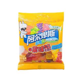 阿尔卑斯 乐嚼Q软糖果汁 夹心混合水果味50g