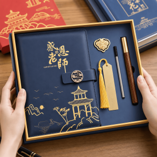 左蒂 教师节礼物女老师高档实用笔记本礼盒套装有纪念意义送老师礼物带书签纪念品感谢恩师教师节伴手礼