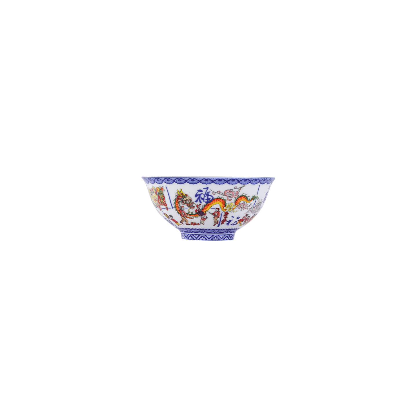 景德镇 双春骥禧非遗年碗 陶瓷饭碗