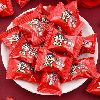 旺旺 旺仔牛奶糖牛奶软糖结婚喜糖满月酒儿童休闲零食糖果批发年货送礼