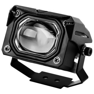 12v-80v黑色大灯大钢炮车灯大灯车用透镜车载射灯汽车照明防水