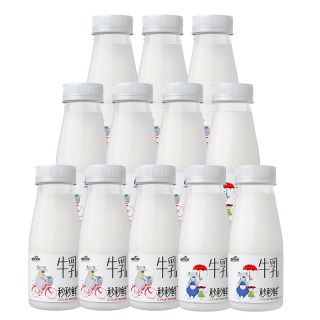皇氏乳业 秒秒鲜牛乳180ml*12瓶低温水牛奶配方
