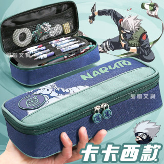 得力 笔袋男孩2026新款火影忍者小学生文具盒