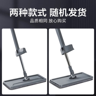 百家好世 免手洗平板拖把 32cm 干湿两用拖布