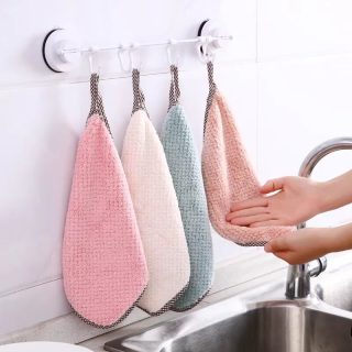 台纪 洗碗布厨房抹布易清洗抹布吸水不易掉毛厨房刷碗巾擦屏布