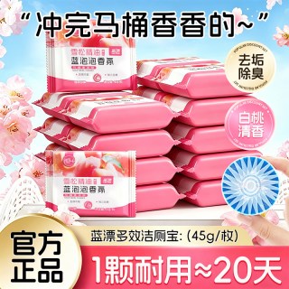 天府韵 马桶清洁剂洁厕宝蓝泡泡厕所除臭除污垢洁厕灵强力清香型自动清洗