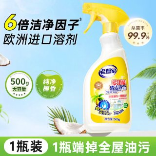 老管家 厨房重油污净抽油烟机去油污清洗剂泡沫除垢多功能清洁液皂