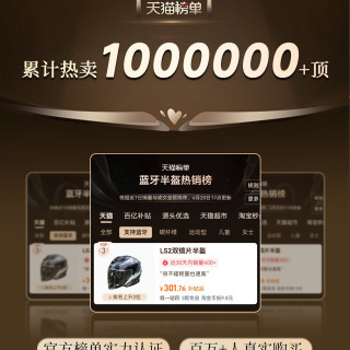 LS2 OF626 双镜片透气 四分之三盔