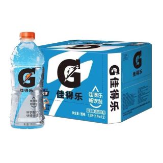 百亿补贴：百事 可乐佳得乐运动饮料1L*4大瓶装畅饮健身饮品补充电解质蓝莓味