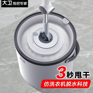 大卫 拖把水桶一体式全自动带桶一整套地拖自动脱水式旋转拖布家用
