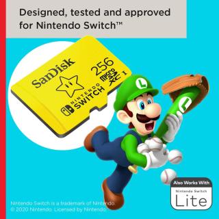 闪迪 256GB Switch专用内存卡   游戏存储卡