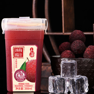 夏至梅 冰镇天然网红杨梅汁388ML*6瓶冷冻仙居杨梅汁