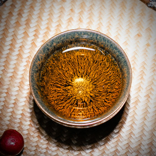 琨德 开窑手工茶盏窑变建盏杯可养茶杯茶碗压手杯曜变天目盏主人杯