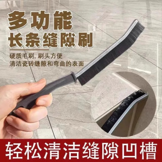 衍简 浴室缝隙刷卫生间瓷砖厨房水槽清洁多功能窗缝凹槽灰尘刷子硬毛刷
