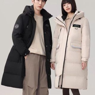 雪中飞 2026冬爆款男女中长羽绒服连帽加厚保暖韩版
