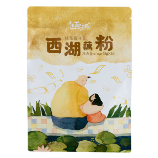 佳藕天成 桂花西湖藕粉纯藕粉独立小袋装杭州特产坚果莲藕粉官方正品旗舰店