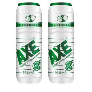 AXE 牌去污粉家用厨房瓷砖地板强力除垢去黄多用途清洁粉500gx6瓶