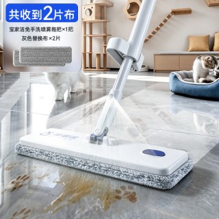 BOOMJOY 免手洗喷水平板拖把家用一拖喷雾净拖布干湿两用拖地神器