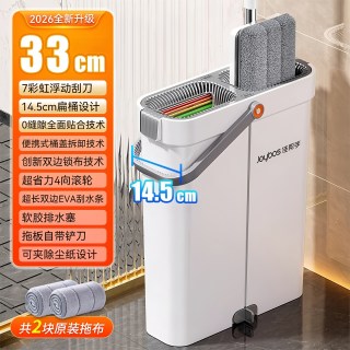 佳帮手 拖把家用一拖净2026新款干湿两用免手洗平板带桶拖地神器