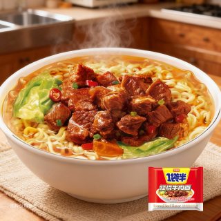 今麦郎 一袋半系列 红烧牛肉面
