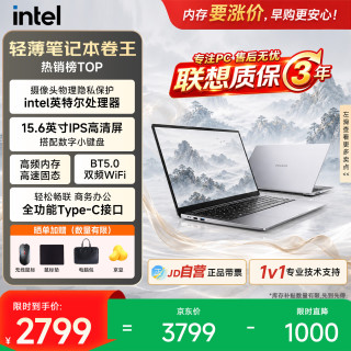 联想 投资品牌异能者15.6英寸笔记本电脑轻薄商务办公P15H-N手提高能英特尔学生家