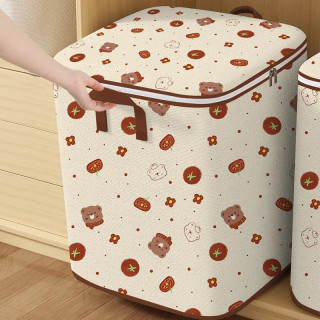 衣服收纳箱家用大容量装衣柜衣物储物筐棉被整理袋盒搬家打包zcj