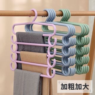 裤架裤夹子多层衣柜挂衣架多功能裤子收纳架衣服家用衣架收纳衣物