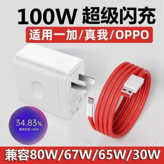 kankeirr 适用一加Ace5/3/2超级闪充100W快充头快充线typec