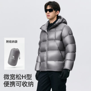 骆驼 497g+高充绒 鹅绒 火焰山羽绒服外套M36CR28108 700+蓬松