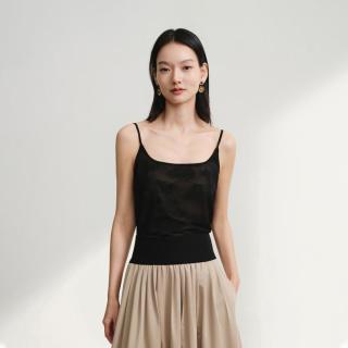 EP YAYING EP雅莹女装 蝴蝶暗纹提花内搭打底吊带背心