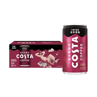 88VIP：可口可乐 COSTA咖世家醇香拿铁浓咖啡饮料即饮熬夜提神 随机发货