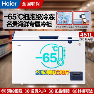 海尔 451升卧式冷柜DW-60W451EU1