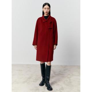 太平鸟 24冬商务通勤宽松大衣女