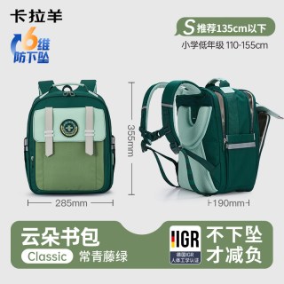 移动端：卡拉羊 8维减负护脊 双肩书包