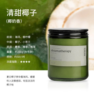 瓶香大豆蜡室内熏香大号蜡重200g