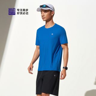 必迈 官方运动衣速干衣女短袖T恤透气男跑步运动健身羽毛球上衣