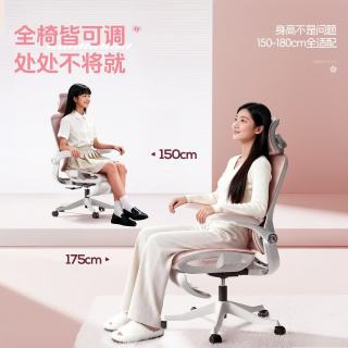 黑白调 135°大后仰 人体工学电脑椅 4D护腰 4D扶手
