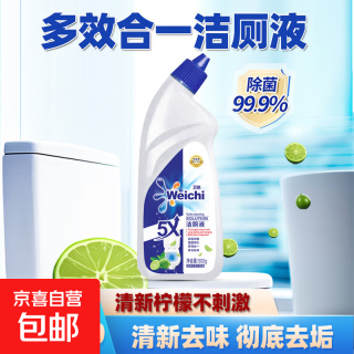 卫驰挂壁洁厕液瓶装马桶去除尿渍黄渍有效除菌清新祛异味家用 480g*1瓶