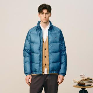 TEENIE WEENIE 羽绒服男冬季学院风立领短款羽绒服保暖外套男羽绒服男款
