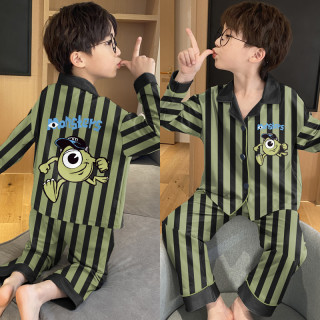 儿童睡衣男童春秋款长袖秋季男孩秋冬大童家居服2026新款秋天